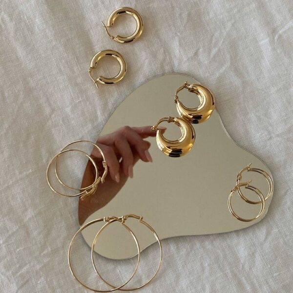 Triple Layer Quirky Hoop Earrings